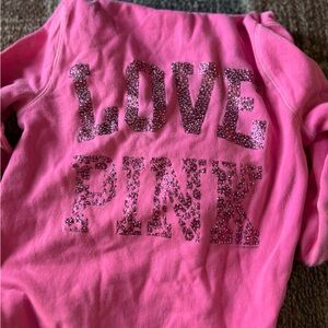 Pink Victoria’s Secret Zip Up Jacket